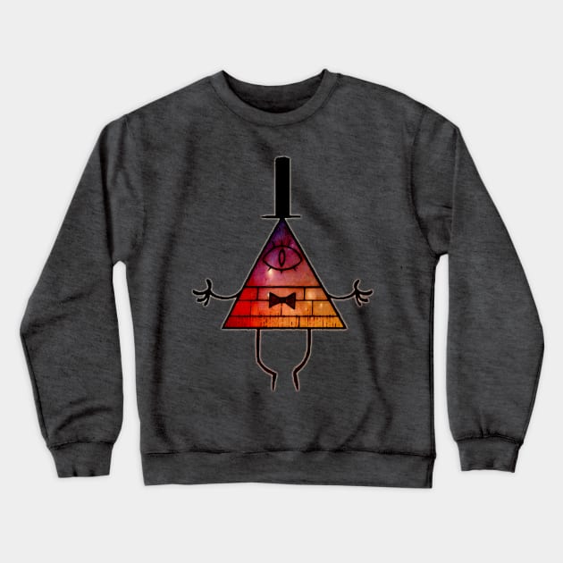 Burning Mindscape Crewneck Sweatshirt by Schrebelka